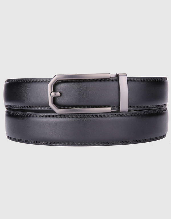 Men's Model Design Leather Ratchet Belt